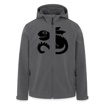 Little Dragon - Recycelte Männer Softshell-Jacke von Stanley/Stella - Anthrazit - Vorne - AI Model Male 185 light (185cm)