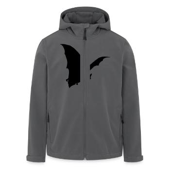 bat - Recycelte Männer Softshell-Jacke von Stanley/Stella - Anthrazit - Vorne - AI Model Male 185 light (185cm)