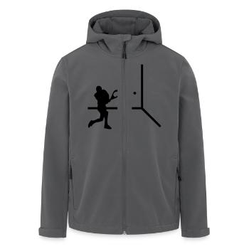 squash - Recycelte Männer Softshell-Jacke von Stanley/Stella - Anthrazit - Vorne - AI Model Male 185 light (185cm)