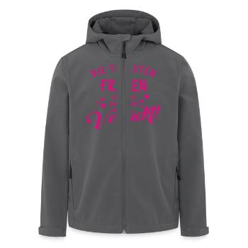 Die tollsten Frauen - Recycelte Männer Softshell-Jacke von Stanley/Stella - Anthrazit - Vorne - AI Model Male 185 light (185cm)