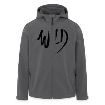 wild - Recycelte Männer Softshell-Jacke von Stanley/Stella - Anthrazit - Vorne - AI Model Male 185 light (185cm)