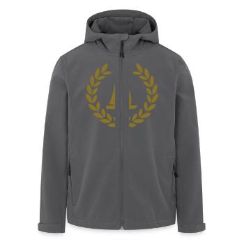 segelschiff segelboot segeln regatta - Recycelte Männer Softshell-Jacke von Stanley/Stella - Anthrazit - Vorne - AI Model Male 185 light (185cm)