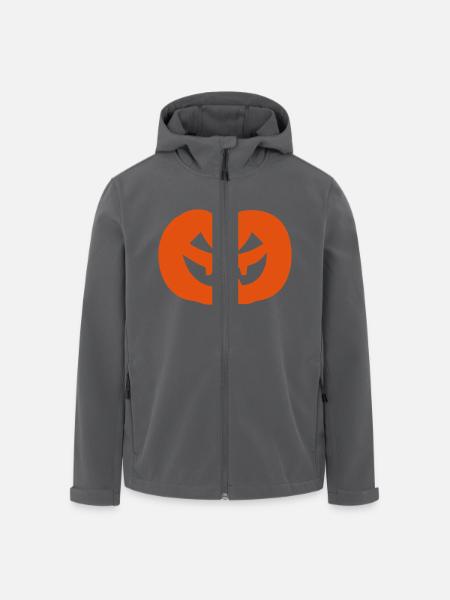 pumpkin - Recycelte Männer Softshell-Jacke von Stanley/Stella - Anthrazit