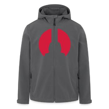 buddha - Recycelte Männer Softshell-Jacke von Stanley/Stella - Anthrazit - Vorne - AI Model Male 185 light (185cm)