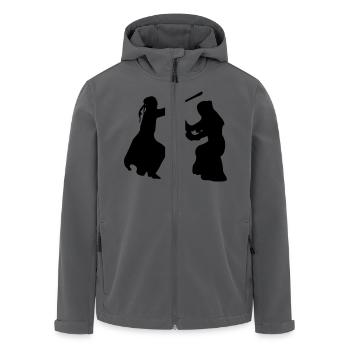 Kampfkunst Kendo -3 - Recycelte Männer Softshell-Jacke von Stanley/Stella - Anthrazit - Vorne - AI Model Male 185 light (185cm)