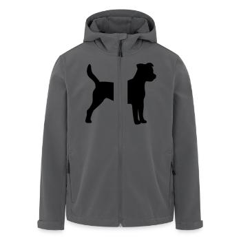 Parson Jack Russel Terrier - Recycelte Männer Softshell-Jacke von Stanley/Stella - Anthrazit - Vorne - AI Model Male 185 light (185cm)