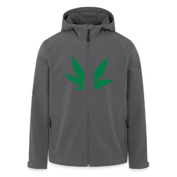 Hanf - Recycelte Männer Softshell-Jacke von Stanley/Stella - Anthrazit - Vorne - AI Model Male 185 light (185cm)
