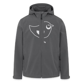 Ulmer Spatz - Recycelte Männer Softshell-Jacke von Stanley/Stella - Anthrazit - Vorne - AI Model Male 185 light (185cm)