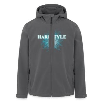 hardstyle blue - Recycelte Männer Softshell-Jacke von Stanley/Stella - Anthrazit - Vorne - AI Model Male 185 light (185cm)
