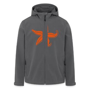 Seestern - Recycelte Männer Softshell-Jacke von Stanley/Stella - Anthrazit - Vorne - AI Model Male 185 light (185cm)