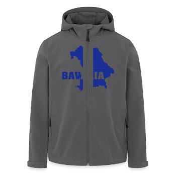 Bavaria (ID: 002007) - Recycelte Männer Softshell-Jacke von Stanley/Stella - Anthrazit - Vorne - AI Model Male 185 light (185cm)
