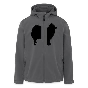 Spitz - Recycelte Männer Softshell-Jacke von Stanley/Stella - Anthrazit - Vorne - AI Model Male 185 light (185cm)