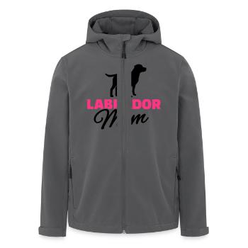 Labrador - Recycelte Männer Softshell-Jacke von Stanley/Stella - Anthrazit - Vorne - AI Model Male 185 light (185cm)