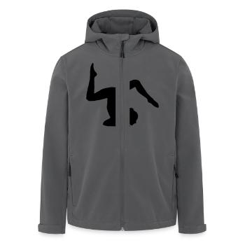 turnerin handstand bodenturnen kunstturnen - Recycelte Männer Softshell-Jacke von Stanley/Stella - Anthrazit - Vorne - AI Model Male 185 light (185cm)