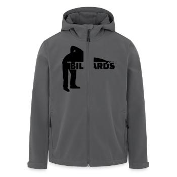 Billard - Recycelte Männer Softshell-Jacke von Stanley/Stella - Anthrazit - Vorne - AI Model Male 185 light (185cm)