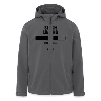 Volleyball - Volley Ball - Volley-Ball - Sport - Recycelte Männer Softshell-Jacke von Stanley/Stella - Anthrazit - Vorne - AI Model Male 185 light (185cm)