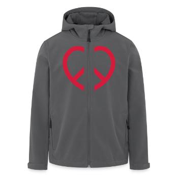 peace - Recycelte Männer Softshell-Jacke von Stanley/Stella - Anthrazit - Vorne - AI Model Male 185 light (185cm)