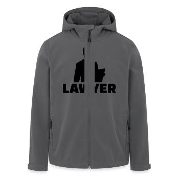 Anwalt - Recycelte Männer Softshell-Jacke von Stanley/Stella - Anthrazit - Vorne - AI Model Male 185 light (185cm)