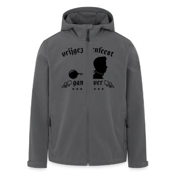 vrijgezellenfeest game over - Recycelte Männer Softshell-Jacke von Stanley/Stella - Anthrazit - Vorne - AI Model Male 185 light (185cm)