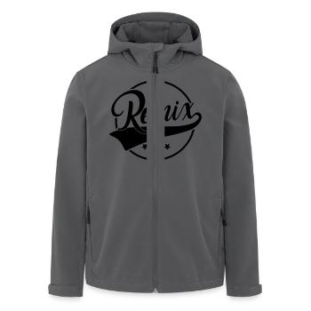 The Remix - Der Remix - The Original - Familie - Recycelte Männer Softshell-Jacke von Stanley/Stella - Anthrazit - Vorne - AI Model Male 185 light (185cm)