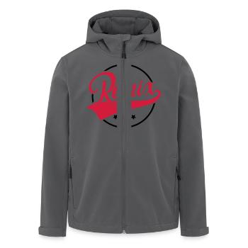 The Remix - Der Remix - The Original - Familie - Recycelte Männer Softshell-Jacke von Stanley/Stella - Anthrazit - Vorne - AI Model Male 185 light (185cm)