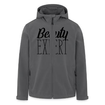 beauty expert - Recycelte Männer Softshell-Jacke von Stanley/Stella - Anthrazit - Vorne - AI Model Male 185 light (185cm)