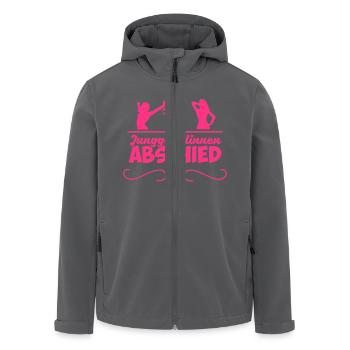 junggesellinnen_abschied_01 - Recycelte Männer Softshell-Jacke von Stanley/Stella - Anthrazit - Vorne - AI Model Male 185 light (185cm)