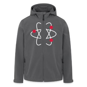 Wissenschaft - Recycelte Männer Softshell-Jacke von Stanley/Stella - Anthrazit - Vorne - AI Model Male 185 light (185cm)