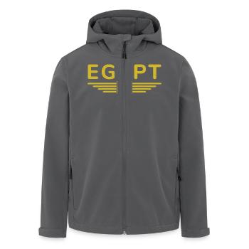 Ägypten Kairo Fan Outfit T Shirt Design Mode - Recycelte Männer Softshell-Jacke von Stanley/Stella - Anthrazit - Vorne - AI Model Male 185 light (185cm)