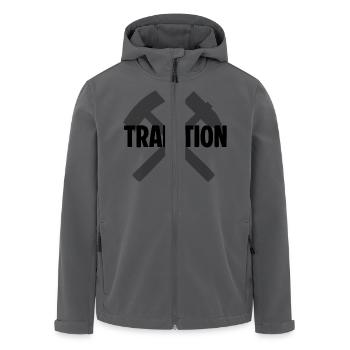 Tradition Erzgebirge - Recycelte Männer Softshell-Jacke von Stanley/Stella - Anthrazit - Vorne - AI Model Male 185 light (185cm)