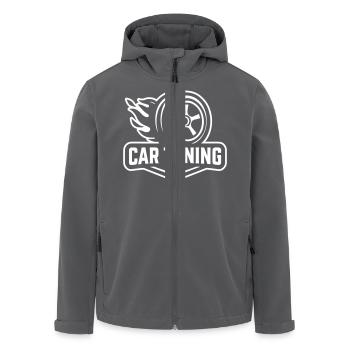 Auto Tuning Autoreifen - Recycelte Männer Softshell-Jacke von Stanley/Stella - Anthrazit - Vorne - AI Model Male 185 light (185cm)