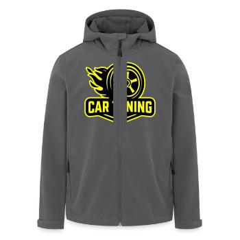 Auto Tuning Autoreifen - Recycelte Männer Softshell-Jacke von Stanley/Stella - Anthrazit - Vorne - AI Model Male 185 light (185cm)