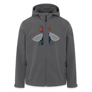 fliege - Recycelte Männer Softshell-Jacke von Stanley/Stella - Anthrazit - Vorne - AI Model Male 185 light (185cm)