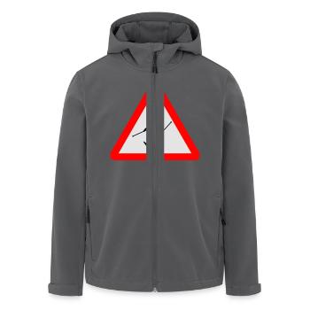 Ski - Recycelte Männer Softshell-Jacke von Stanley/Stella - Anthrazit - Vorne - AI Model Male 185 light (185cm)