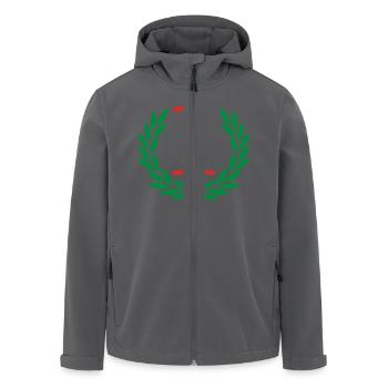 Sieger - Gewinner - Recycelte Männer Softshell-Jacke von Stanley/Stella - Anthrazit - Vorne - AI Model Male 185 light (185cm)
