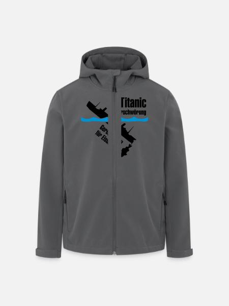 Titanic - Recycelte Männer Softshell-Jacke von Stanley/Stella - Anthrazit