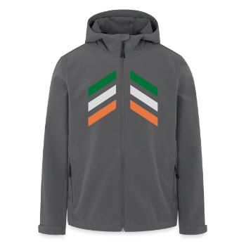 Irland - Recycelte Männer Softshell-Jacke von Stanley/Stella - Anthrazit - Vorne - AI Model Male 185 light (185cm)