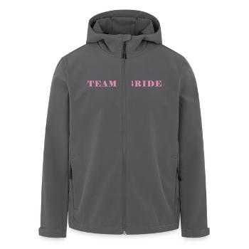 team bride - Recycelte Männer Softshell-Jacke von Stanley/Stella - Anthrazit - Vorne - AI Model Male 185 light (185cm)