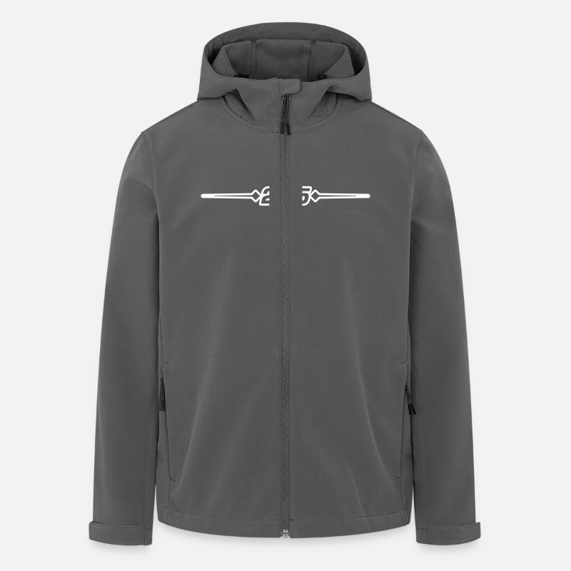 2025 Accident vasculaire cérébral - Veste softshell homme en polyester recyclé Stanley/Stella - charbon