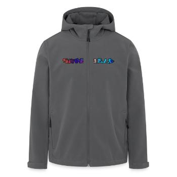 Superheld - Recycelte Männer Softshell-Jacke von Stanley/Stella - Anthrazit - Vorne - AI Model Male 185 light (185cm)