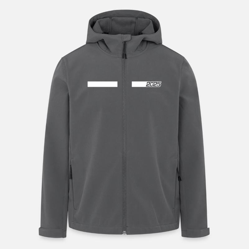 2025 Linie - Recycelte Männer Softshell-Jacke von Stanley/Stella - Anthrazit