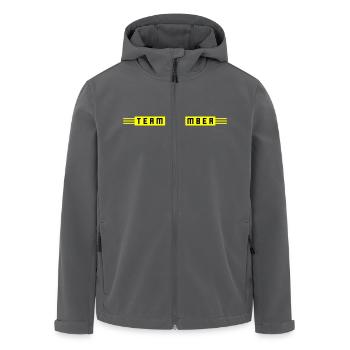 Team Member - Recycelte Männer Softshell-Jacke von Stanley/Stella - Anthrazit - Vorne - AI Model Male 185 light (185cm)