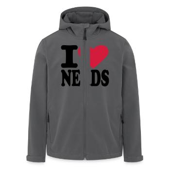 Nerd - Recycelte Männer Softshell-Jacke von Stanley/Stella - Anthrazit - Vorne - AI Model Male 185 light (185cm)