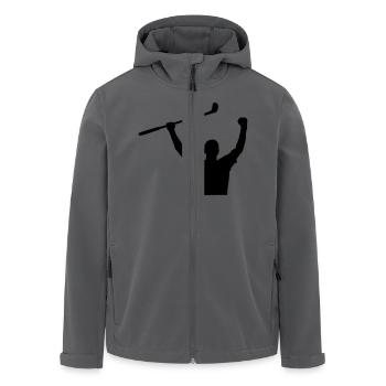 Golf - Recycelte Männer Softshell-Jacke von Stanley/Stella - Anthrazit - Vorne - AI Model Male 185 light (185cm)