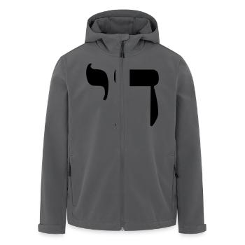 chai = lebendig - Recycelte Männer Softshell-Jacke von Stanley/Stella - Anthrazit - Vorne - AI Model Male 185 light (185cm)