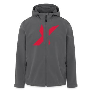 Kreuzchen - Recycelte Männer Softshell-Jacke von Stanley/Stella - Anthrazit - Vorne - AI Model Male 185 light (185cm)