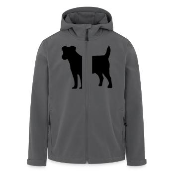 Jack Russell - Recycelte Männer Softshell-Jacke von Stanley/Stella - Anthrazit - Vorne - AI Model Male 185 light (185cm)