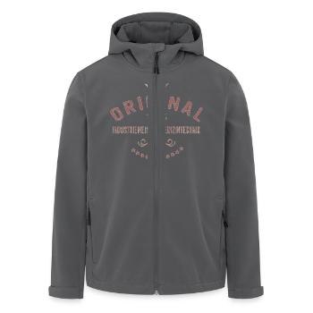 Original 100 Prozent Industriemeister - Recycelte Männer Softshell-Jacke von Stanley/Stella - Anthrazit - Vorne - AI Model Male 185 light (185cm)