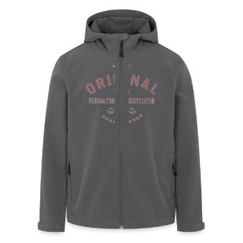 Original 100 Prozent Verwaltungsangestellter - - Recycelte Männer Softshell-Jacke von Stanley/Stella - Anthrazit - Vorne - AI Model Male 185 light (185cm)