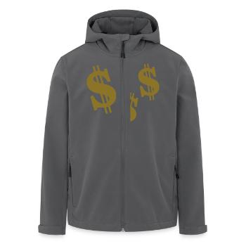 Dollar - Recycelte Männer Softshell-Jacke von Stanley/Stella - Anthrazit - Vorne - AI Model Male 185 light (185cm)